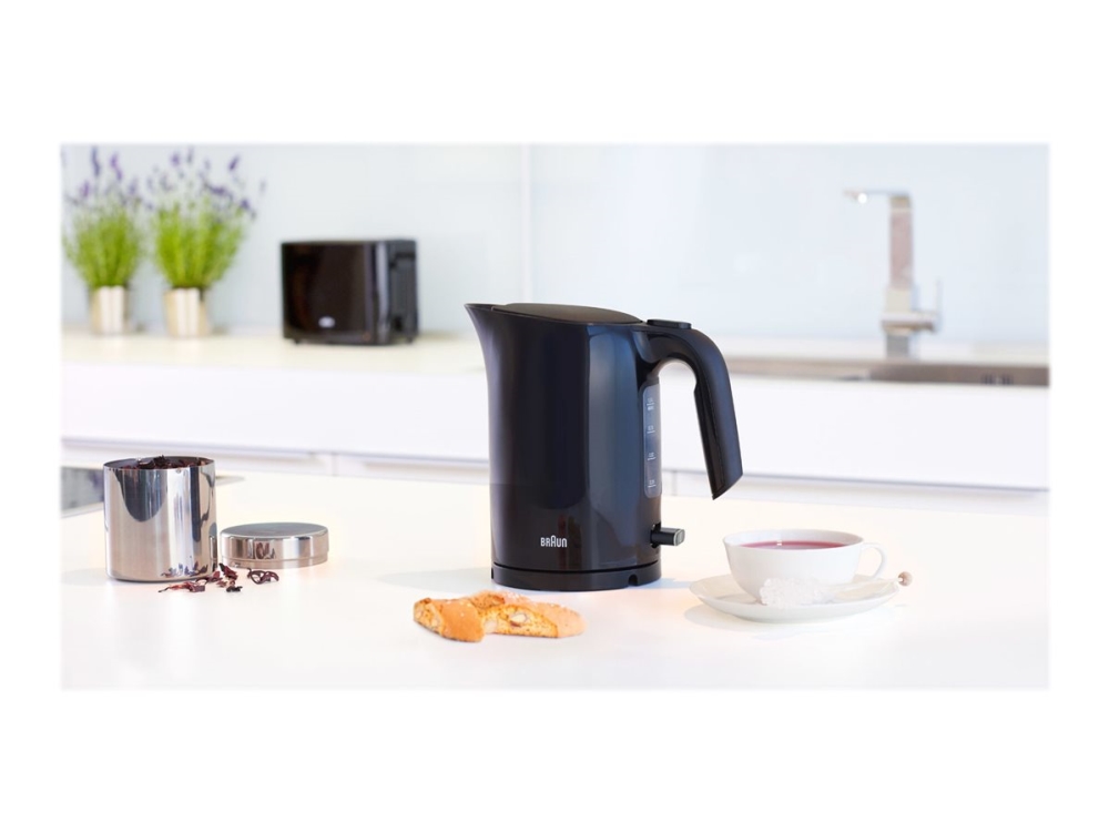 Braun Elkedel PurEase WK3000 Black - Sort - 2200 W billede 1