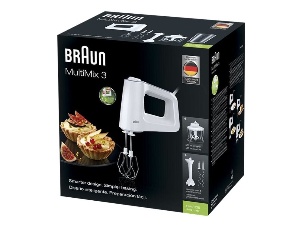 Braun HM3135 MultiMix 3 Håndmikser - 500 W