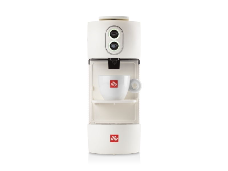 Illy Easy, Pude kaffemaskine, 1 L, Kaffekapsel, 1250 W, Hvid