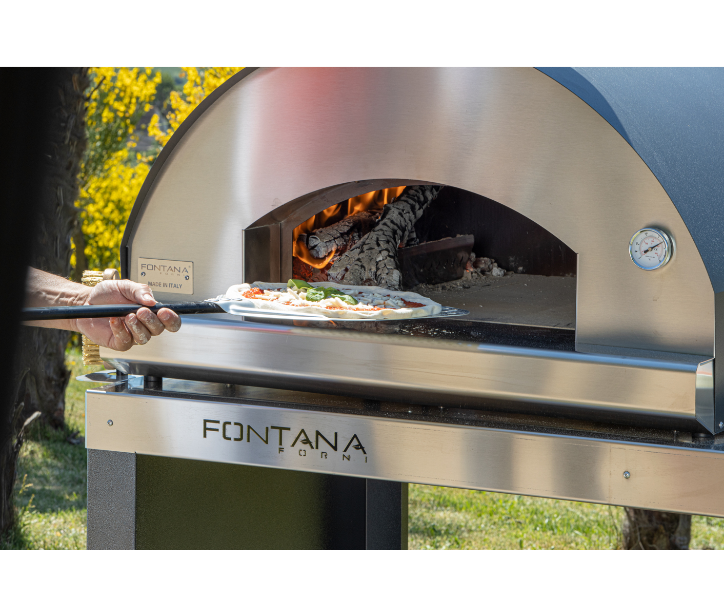 Fontana Margherita Wood - Tabletop Model (Antracite) Pizzaovn