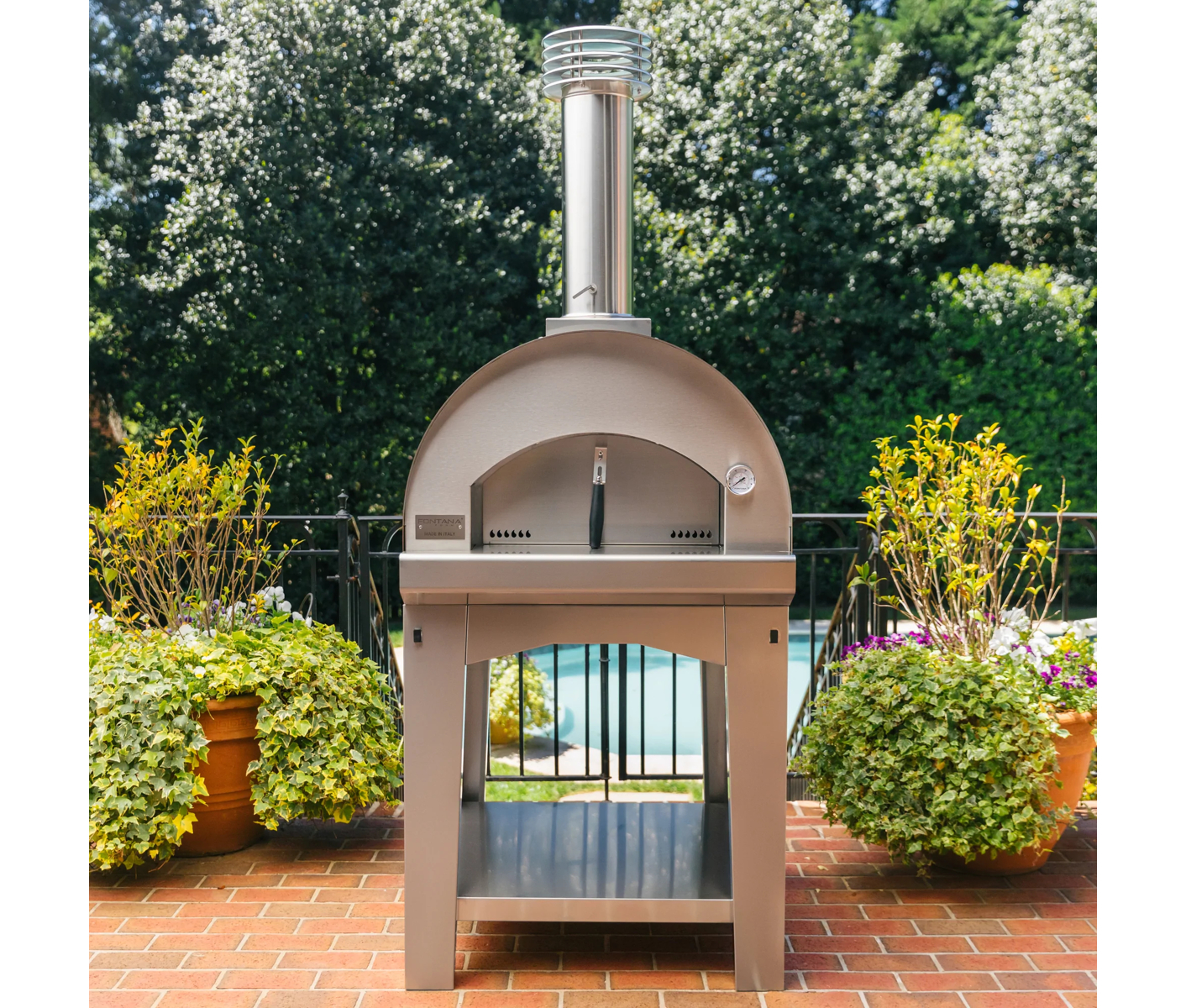 Fontana Margherita Wood - Tabletop Model (Antracite) Pizzaovn