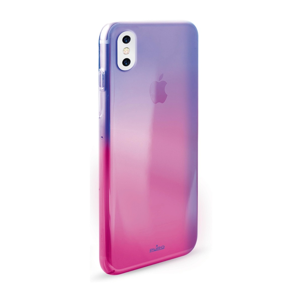 Puro Hologram Crystal Cover iPhone X/XS pnk billede 1