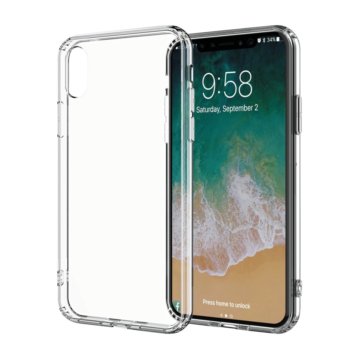 Puro Clear Cover iPhone XS Max case billede 1