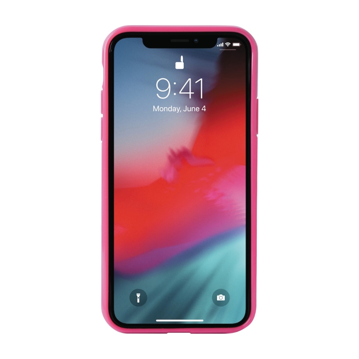 Puro Stødsikkert Leopard Cover iPhone Xr, lyserød billede 3
