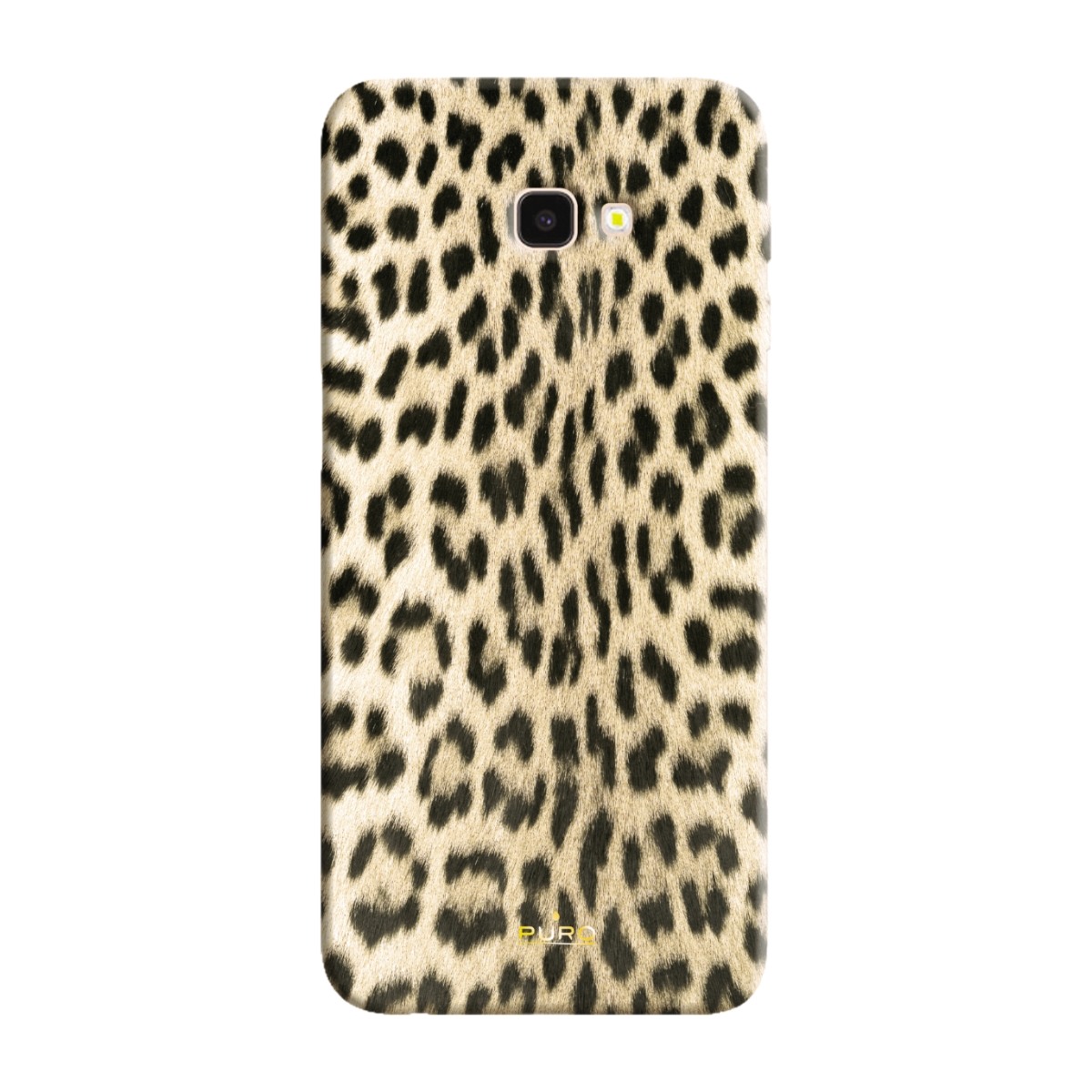 Puro Leopard Cover Galaxy J4 + (2018), sort billede 1