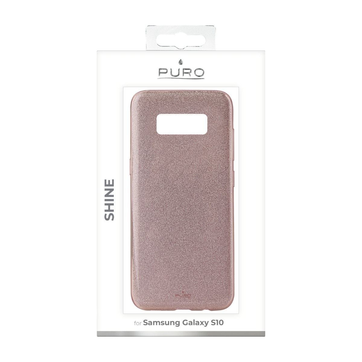 Puro Shine Cover Galaxy S10 rosenguld billede 3