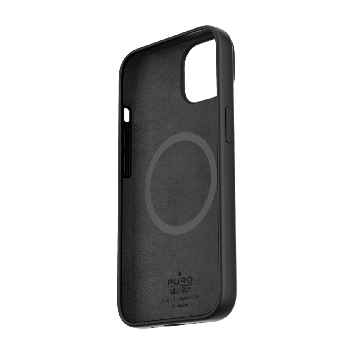 Puro iPhone 14/13 Icon Cover MagSafe, sort billede 1