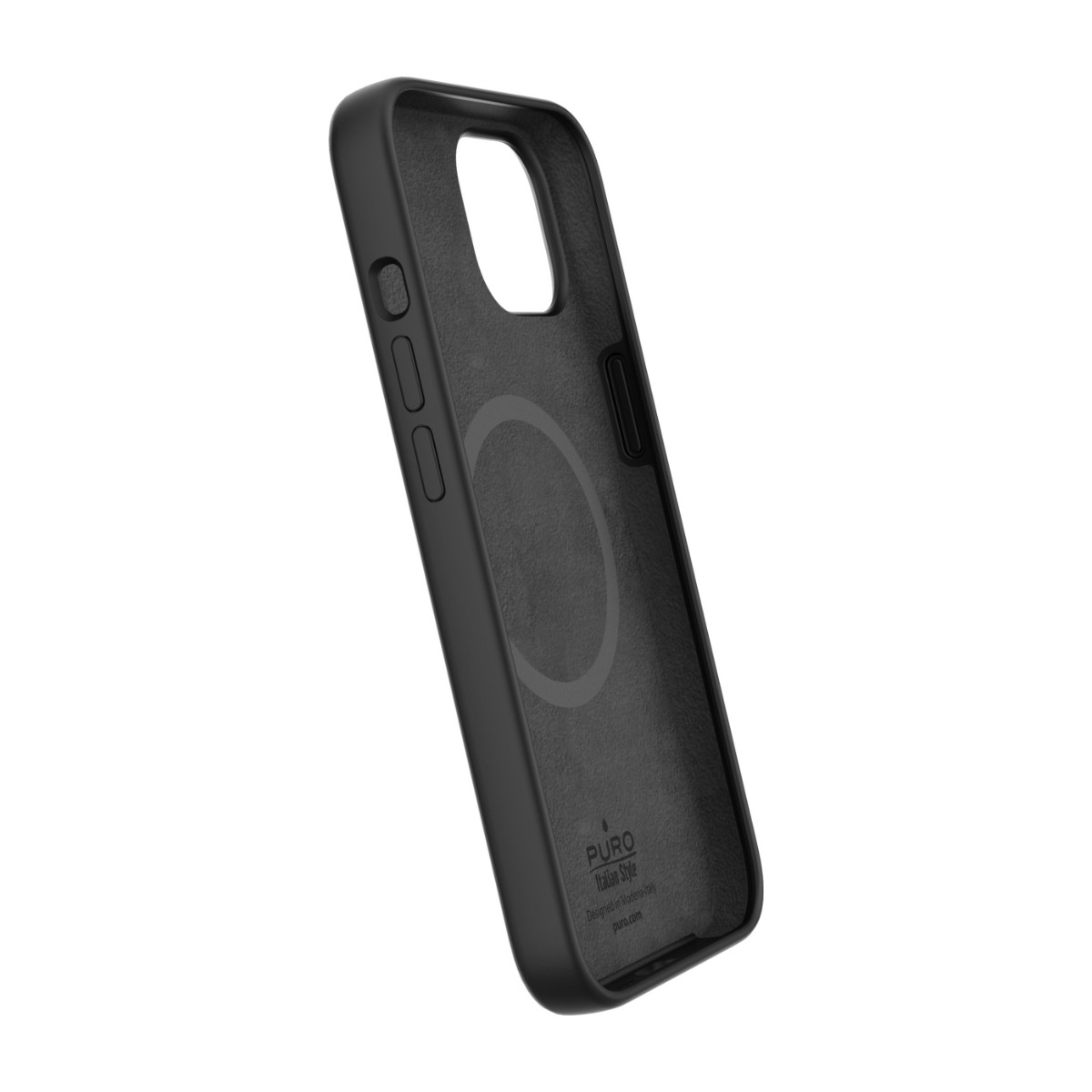Puro iPhone 14/13 Icon Cover MagSafe, sort billede 2