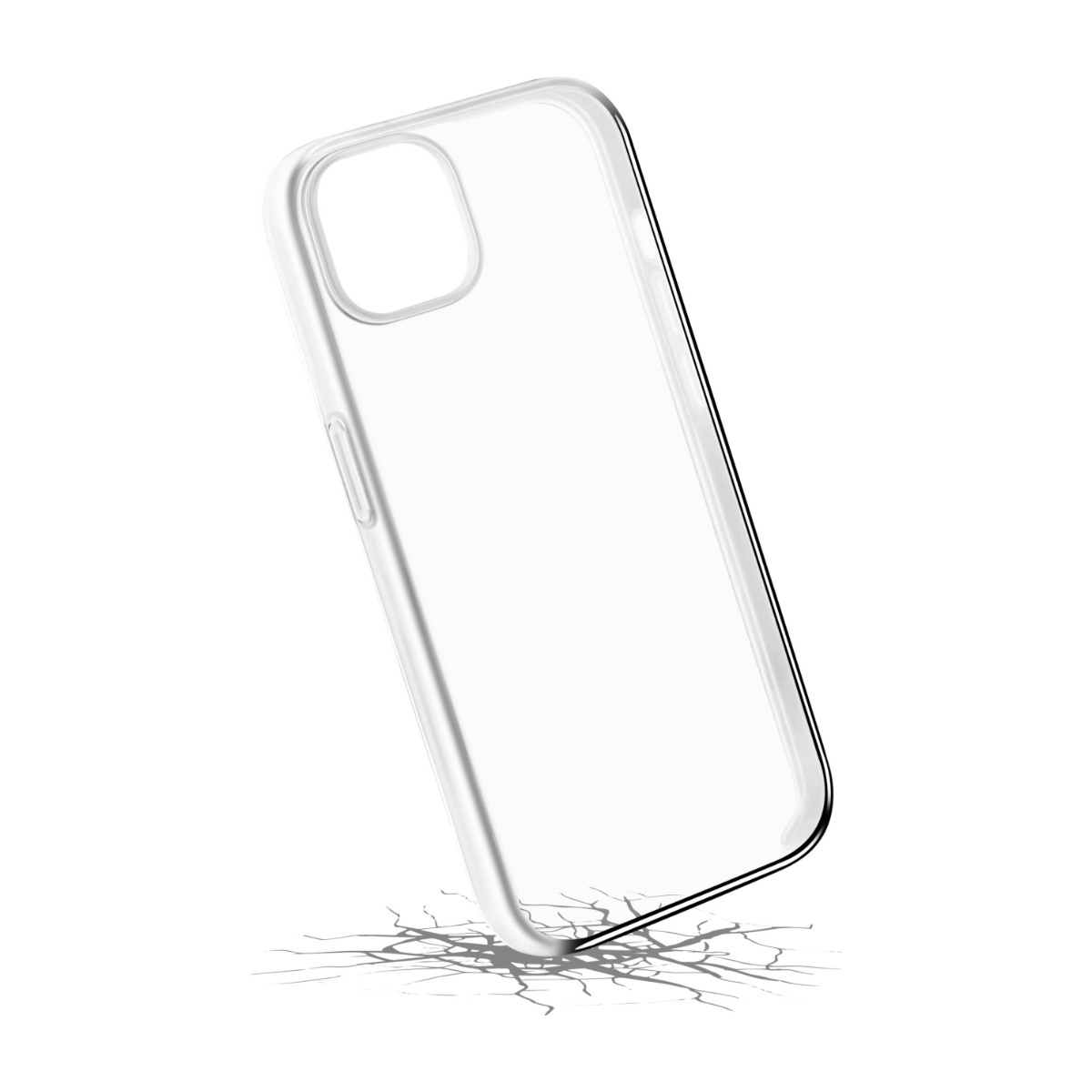 Puro iPhone 14 Plus Impact Clear Cover, gennemsigtigt billede 3