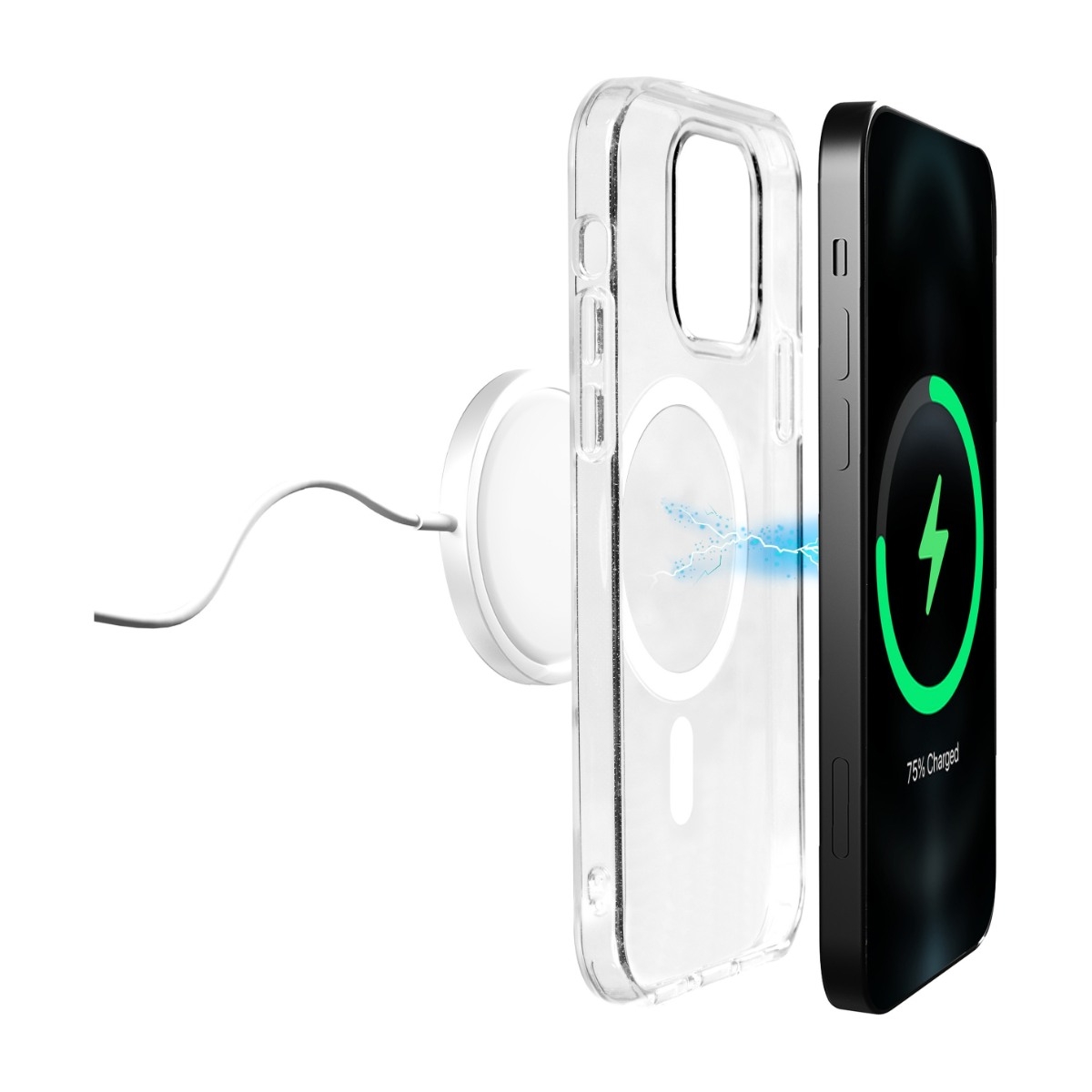Puro iPhone 14 Plus Lite Mag Cover Tpu, gennemsigtigt billede 3