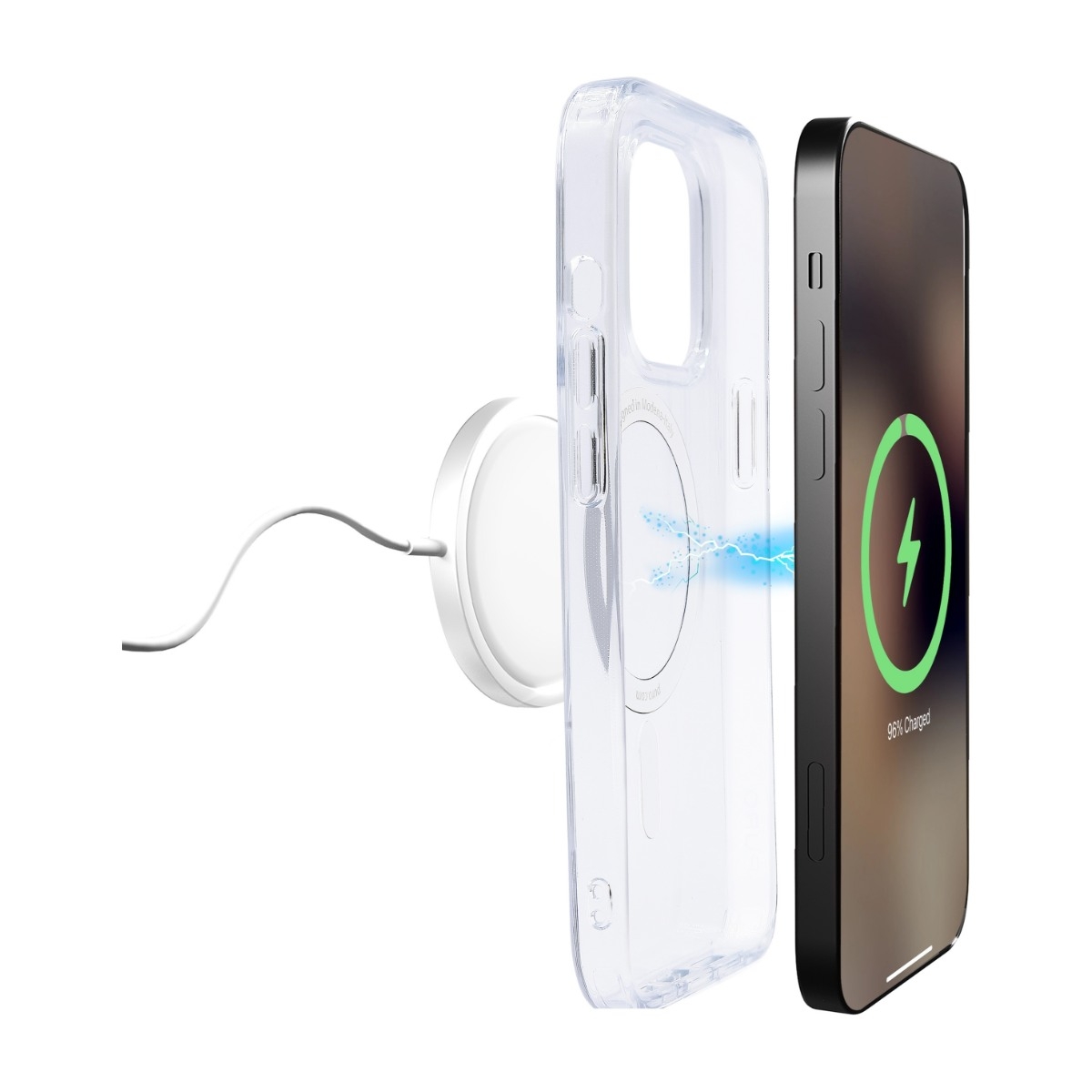 Puro iPhone 14 Pro Max Lite Mag Cover Tpu, gennemsigtigt billede 3