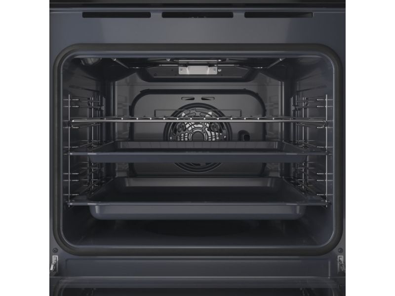 Indesit IO K58HS B, Medium, Elektrisk ovn, 71 L, 71 L, Blæsertvungen, Hydrolytisk