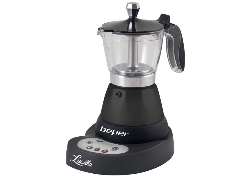 Beper BC.041N, Espressomaskine, Malet kaffe, 400 W, Sort billede 2