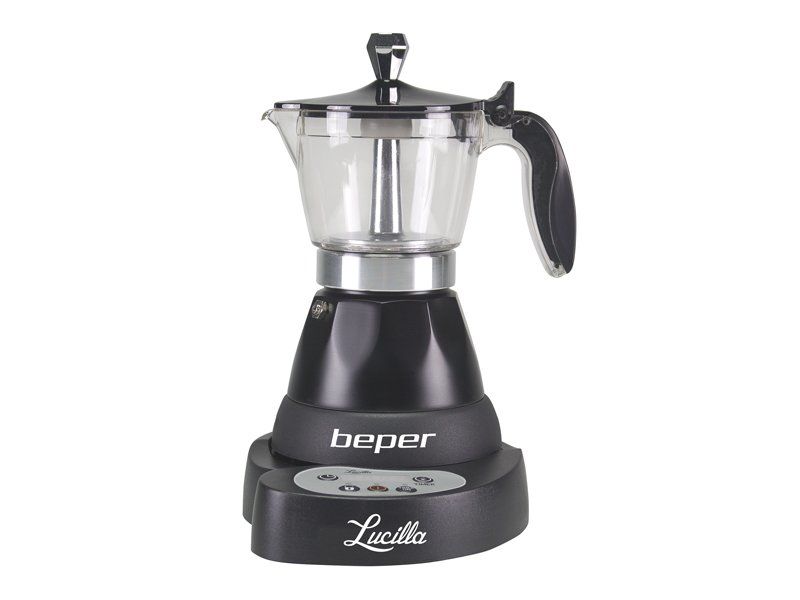 Beper BC.041N, Espressomaskine, Malet kaffe, 400 W, Sort billede 1