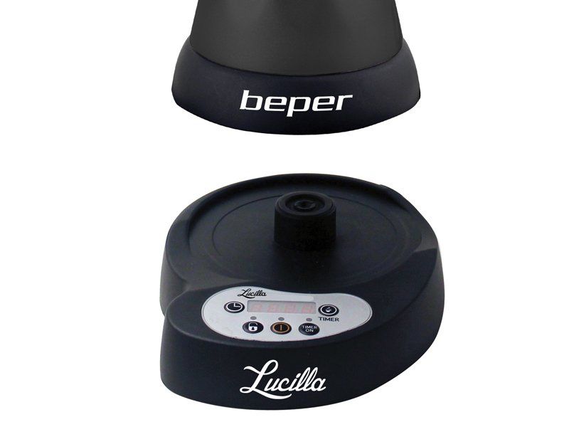 Beper BC.041N, Espressomaskine, Malet kaffe, 400 W, Sort billede 4