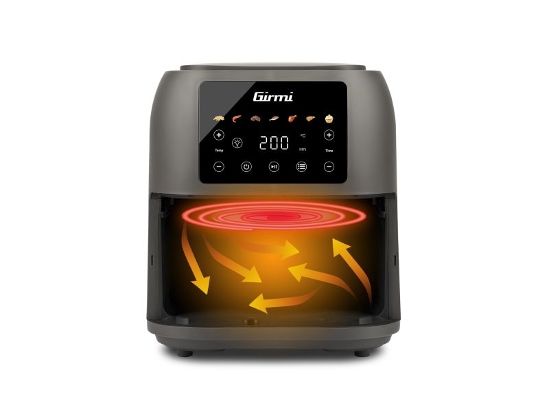 Girmi FG92, Varmluftsteger, 8 L, 2 kg, 80 °C, 200 °C, 60 min.