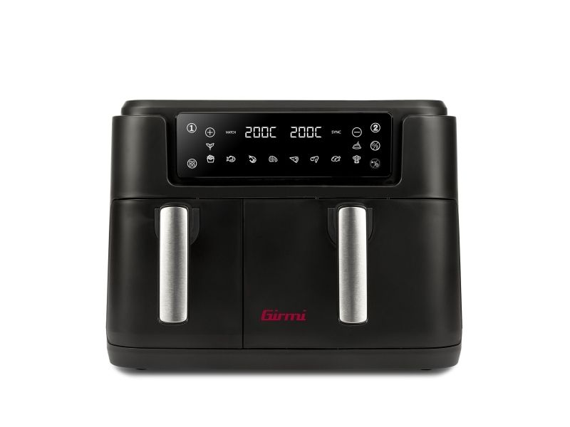 Girmi FG26, Varmluftsteger, 9 L, 1,8 kg, 60 °C, 200 °C, Dobbelt