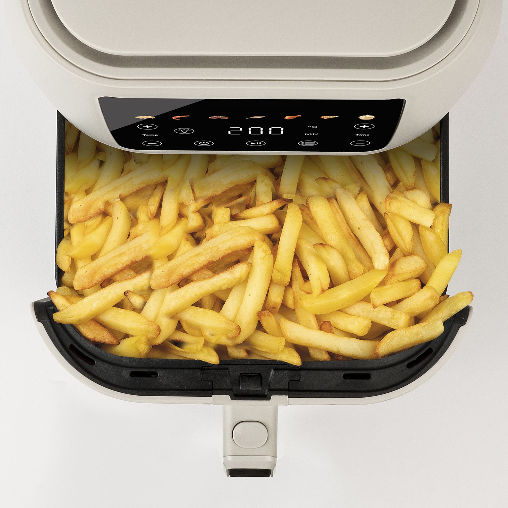 Girmi FG9201 frituregryde Enkelt 8 L Enkeltstående 1700 W Varmluftsteger Hvid billede 4