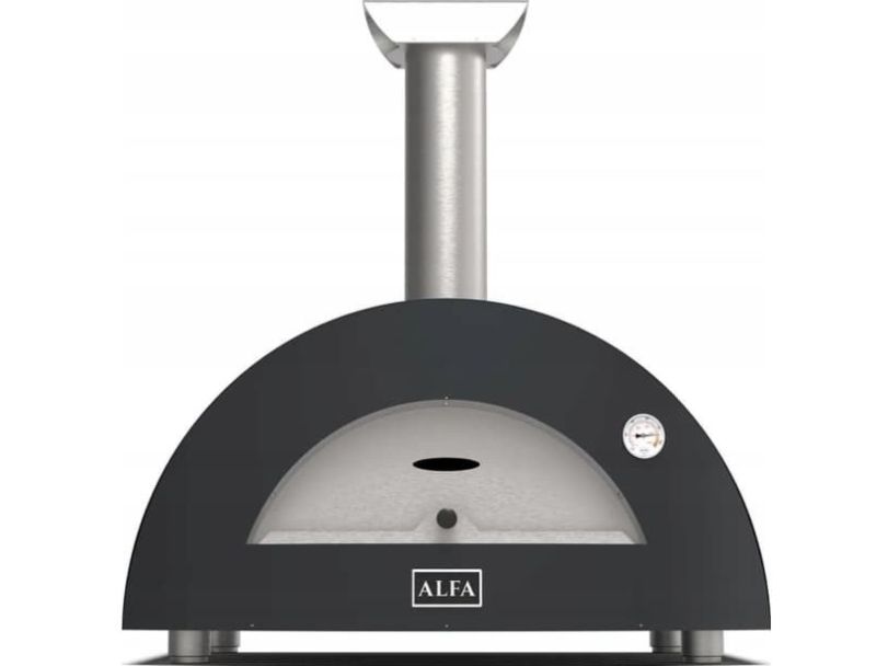Alfa Forni Moderno 2 Pizze Hybrid-Pizza oven ardesia grey