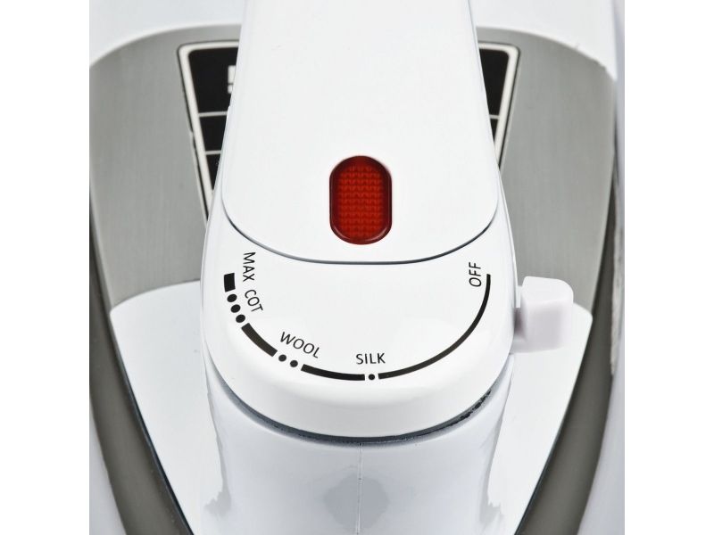 G3 Ferrari Seicento, Tør strygejern, Aluminiumsplader, Rustfrit stål, Hvid, 1,6 kg, 900 W, 230 V billede 1