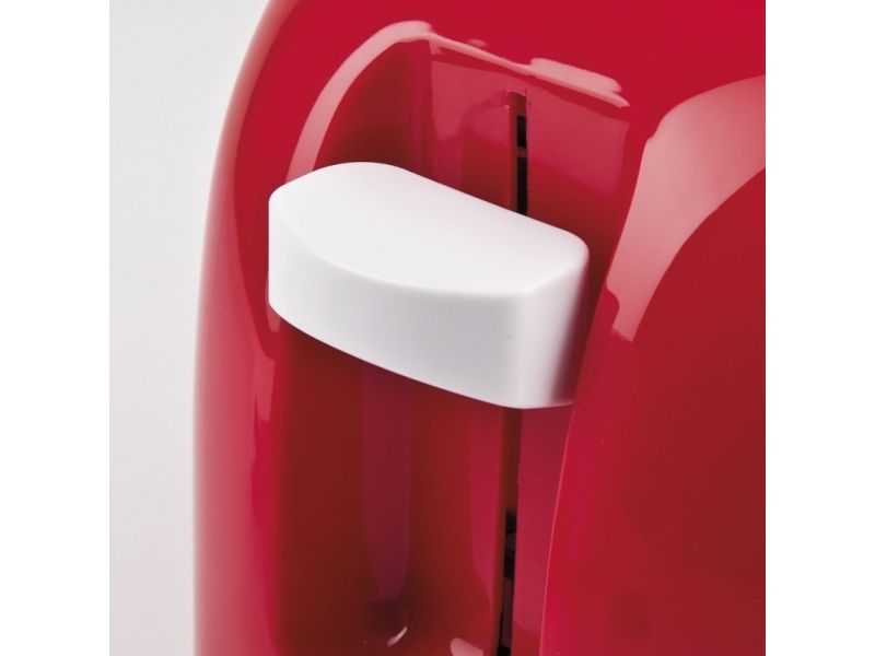 Girmi TP1102, 2 skive(r), Rød, Hvid, Plast, Knapper, Niveau, Dreje, 800 W, 230 V