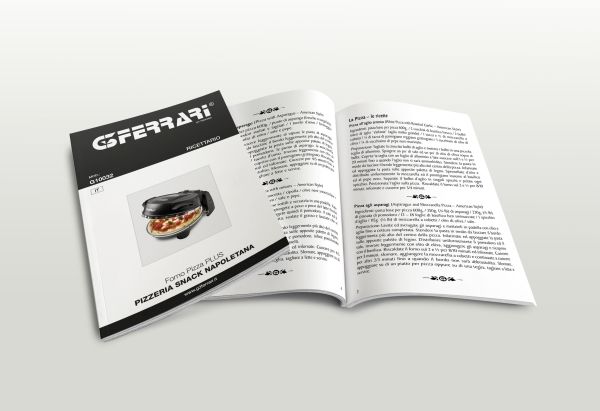 G3 Ferrari Pizzeria Snack Napoletana, 1 pizza(er), 31 cm, 400 °C, Sort, Sten, 1200 W