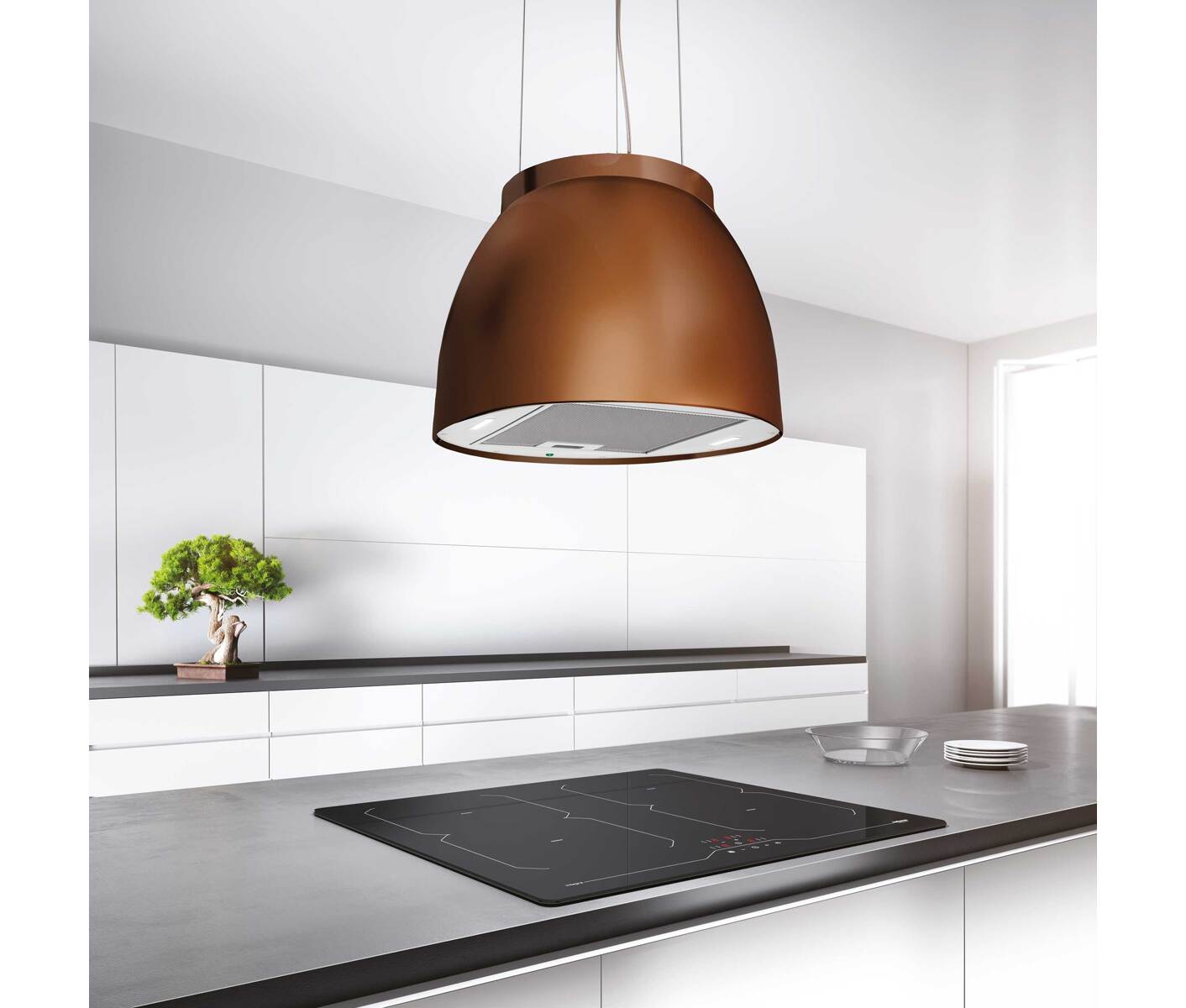 Eico Luna Copper Link-2 Wirehængt Emhætte billede 2