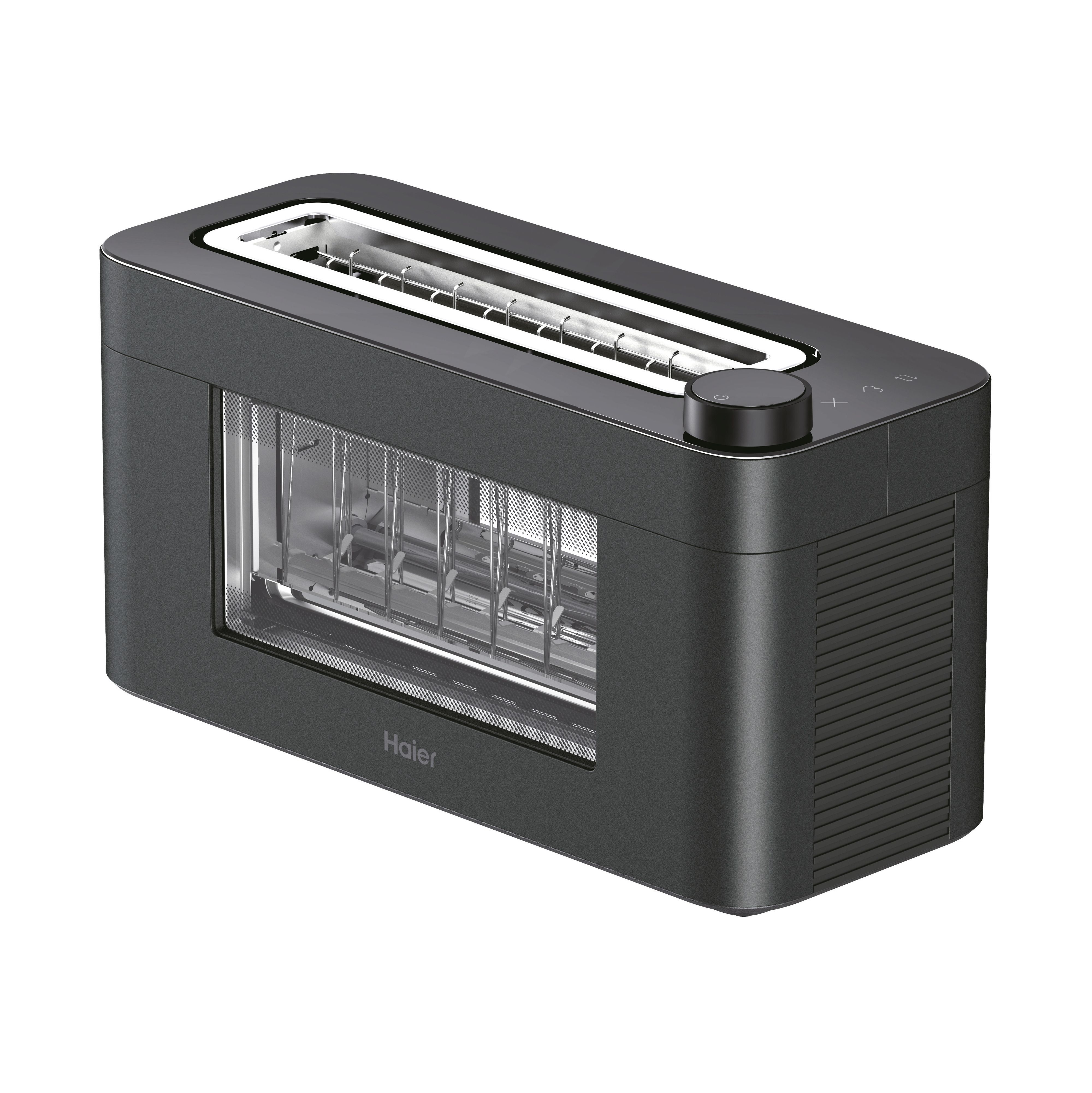 Haier I-Master Series 7 HTO7W2 011, 2 skive(r), Sort, Glas, Metal, Sensor, LCD, 1300 W billede 2