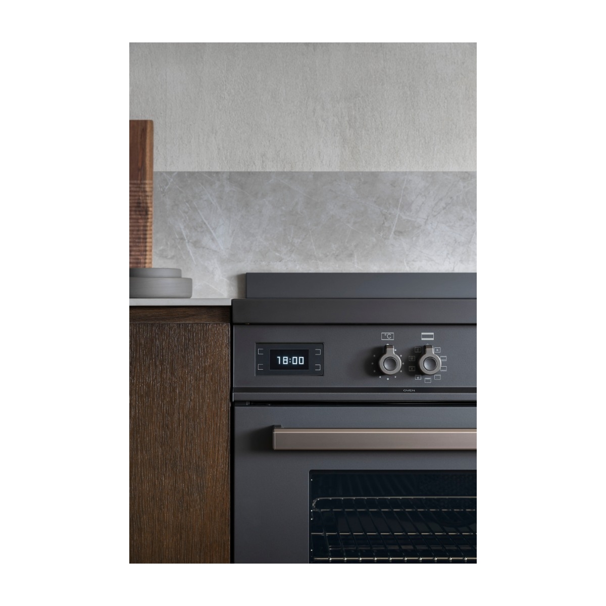 Bertazzoni Professional Series PRO95I2ECAT induktionskomfur, carbonio billede 4