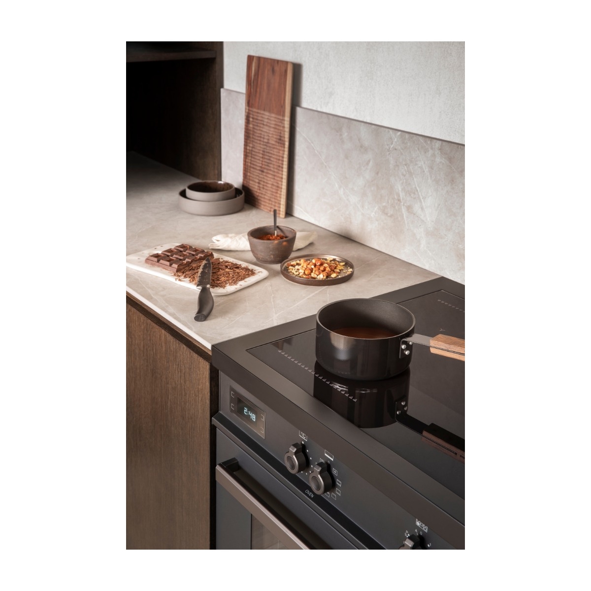 Bertazzoni Professional Series PRO95I2ECAT induktionskomfur, carbonio billede 7