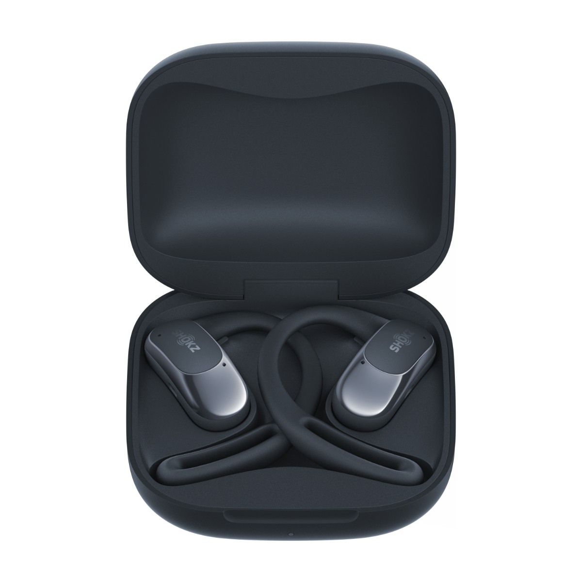 Shokz OpenFit Air True Wireless hovedtelefoner, sort billede 4
