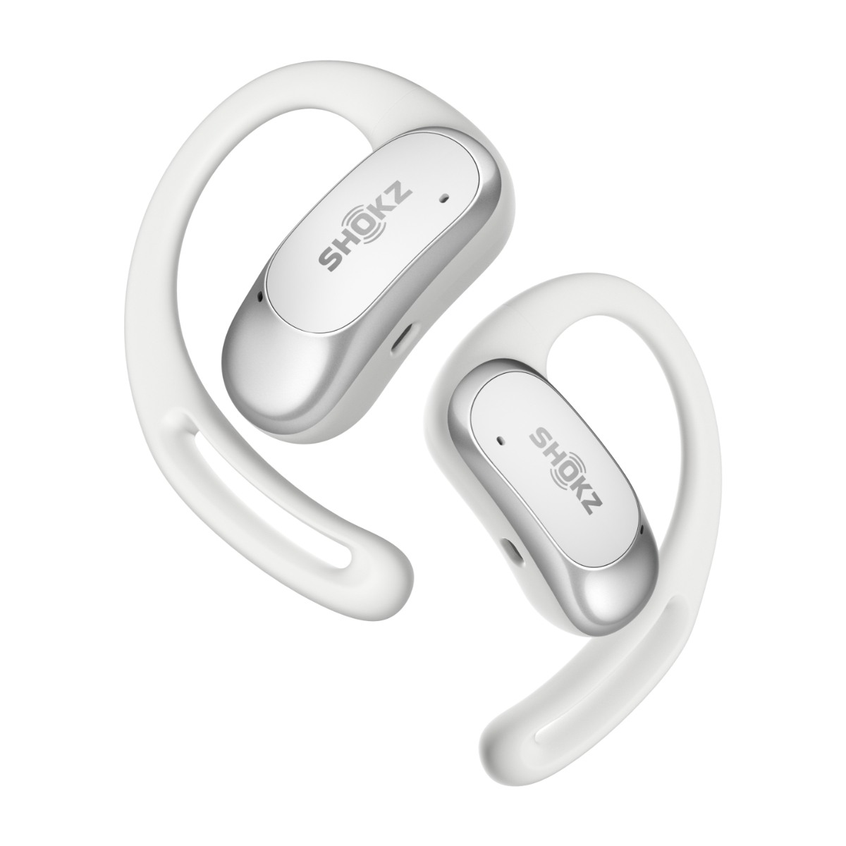 Shokz OpenFit Air True Wireless hovedtelefoner, hvid billede 2