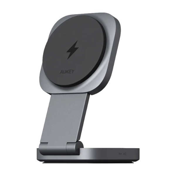 AUKEY LC-MC211P MagFusion L Plus 25 W 2-i-1 trådløs oplader billede 1