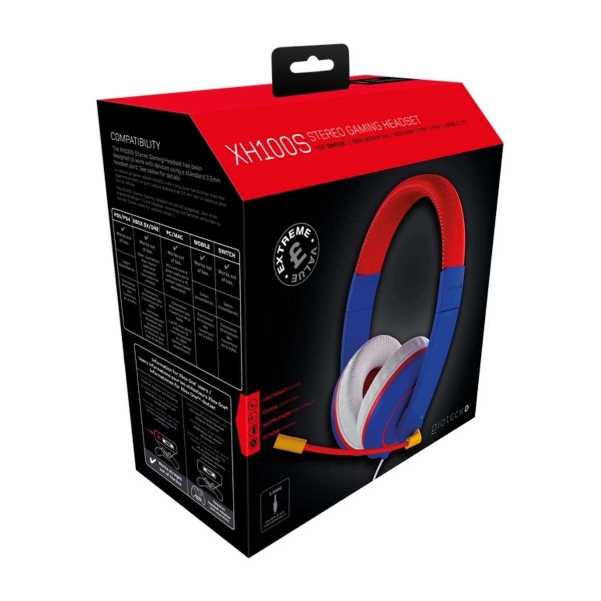 Gioteck Ns XH100S gaming headset billede 3
