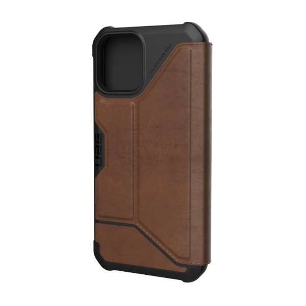 UAG Metropolis Wallet Cover iPhone 12 Mini læder, brun billede 4