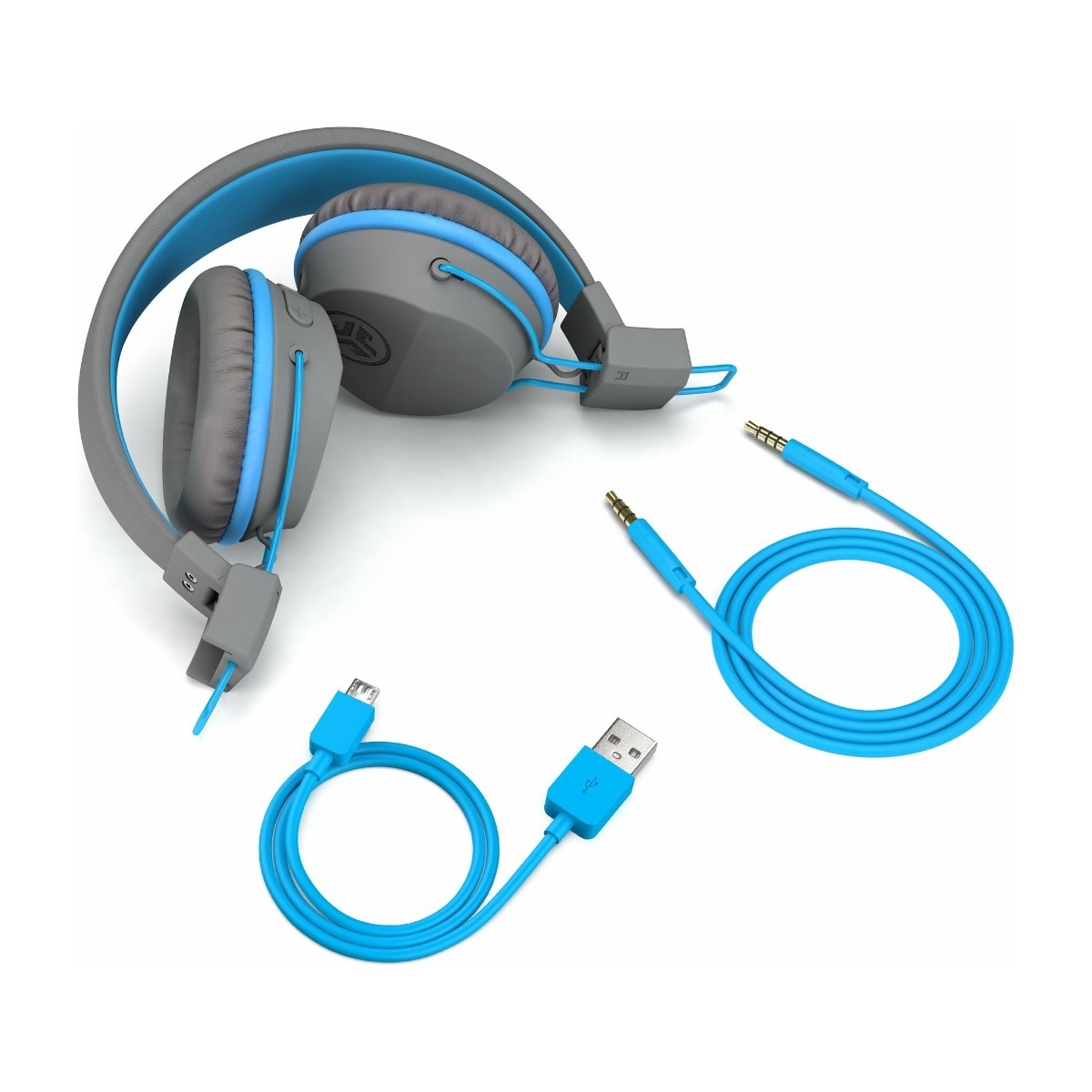 JLab JBuddies Studio Kids Bluetooth hovedtelefoner, blå billede 2