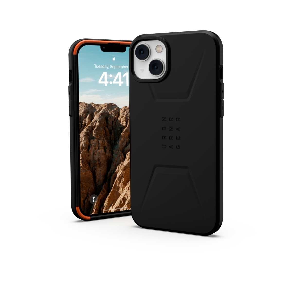 UAG iPhone 14 Plus Civilian Cover, sort billede 2