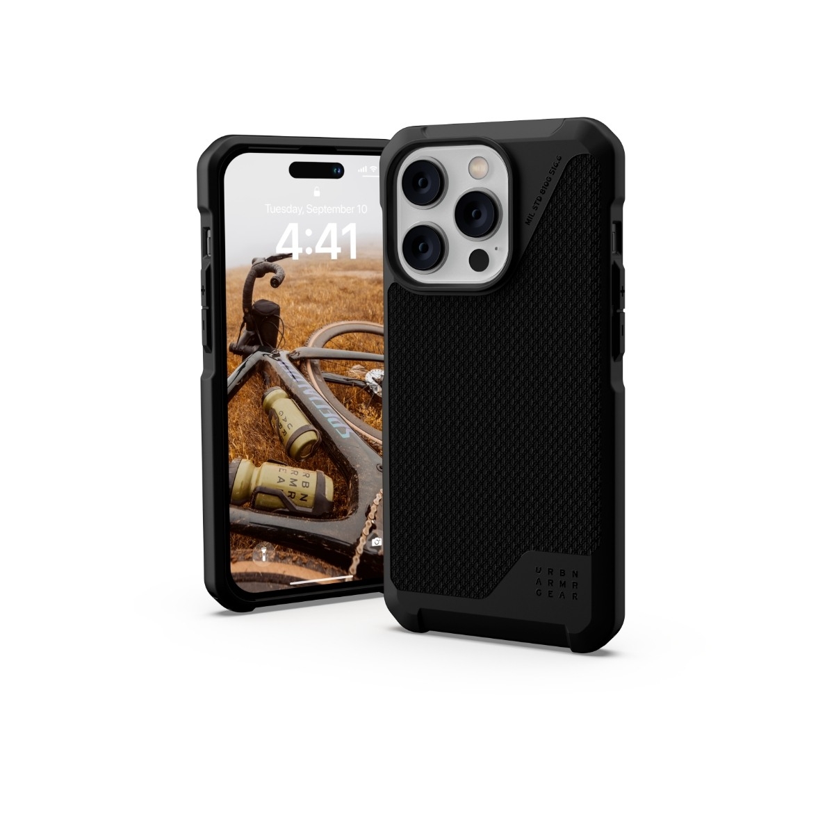 UAG iPhone 14 Pro Metropolis Lt Cover Kevlar, sort billede 2