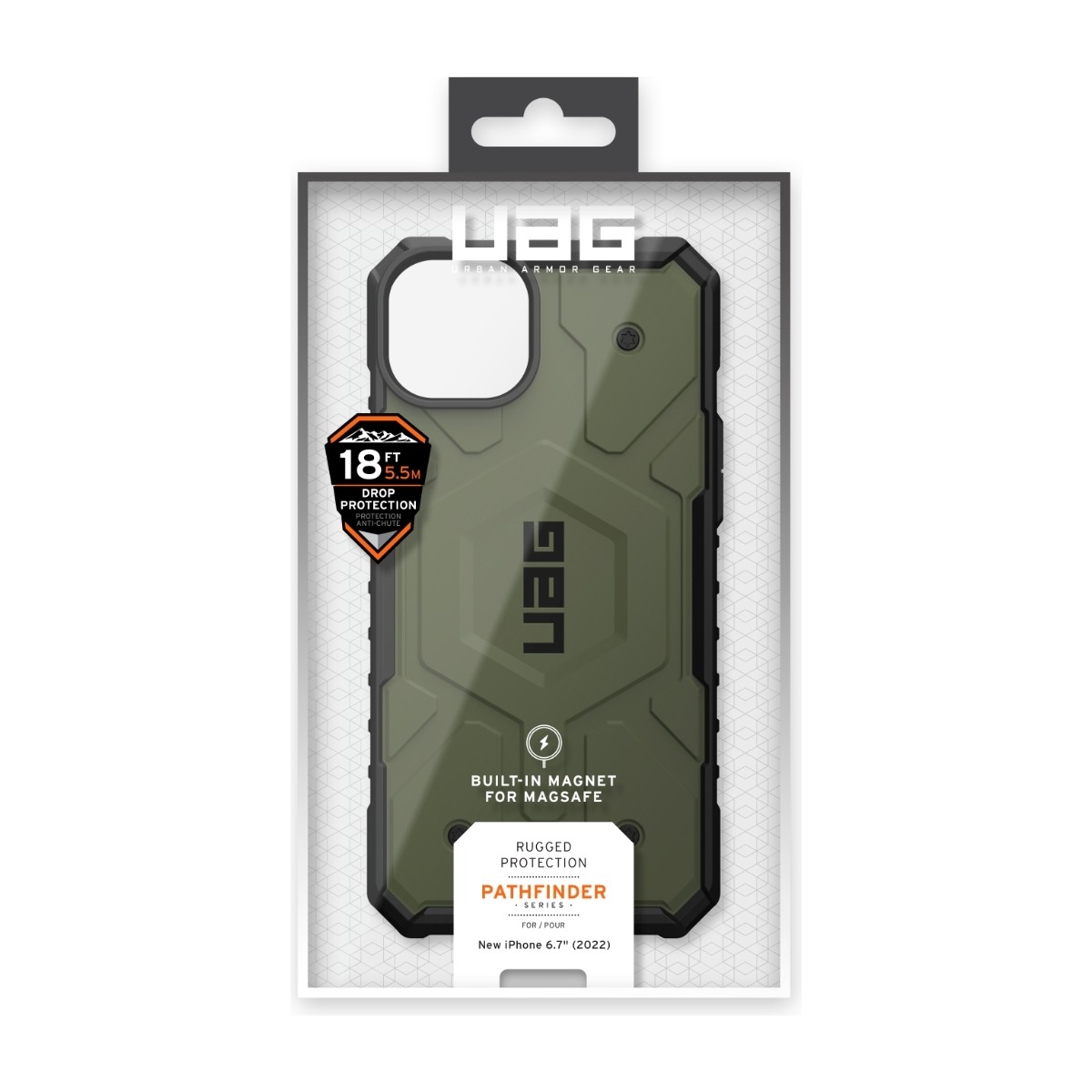 UAG iPhone 14 Plus Pathfinder Cover olive billede 4