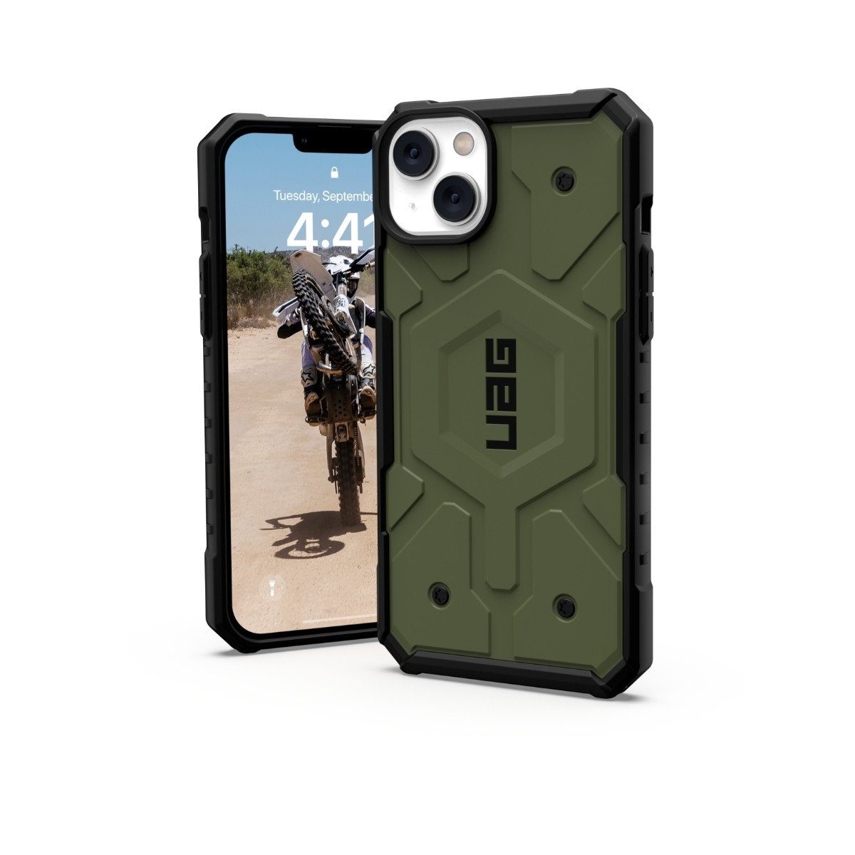 UAG iPhone 14 Plus Pathfinder Cover olive billede 2