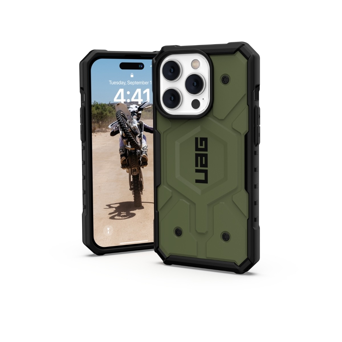 UAG iPhone 14 Pro Pathfinder Cover olive billede 2