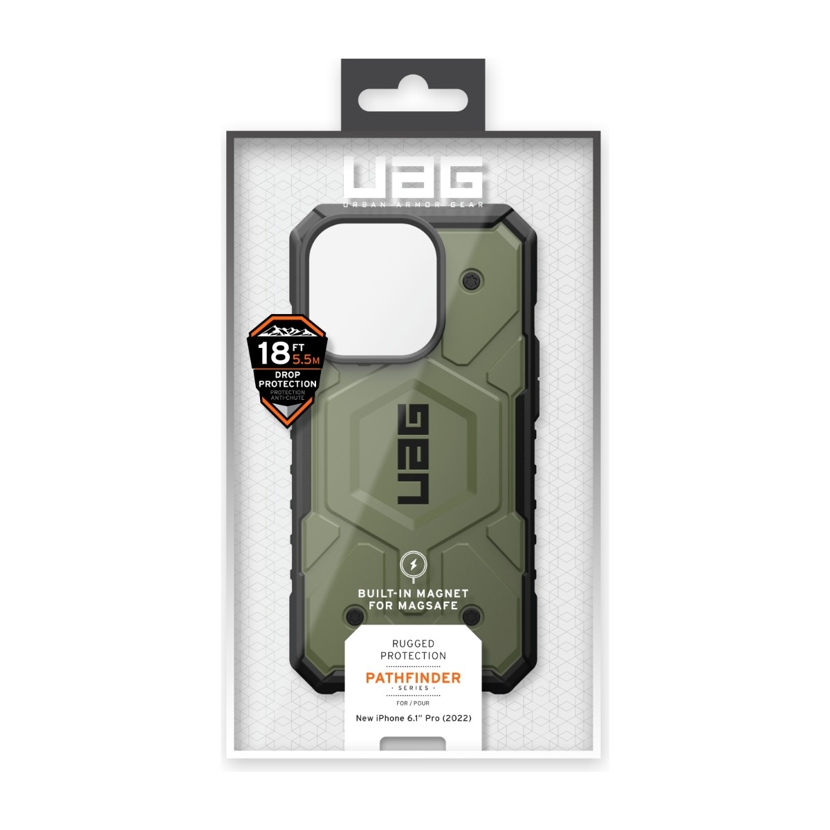 UAG iPhone 14 Pro Pathfinder Cover olive billede 4