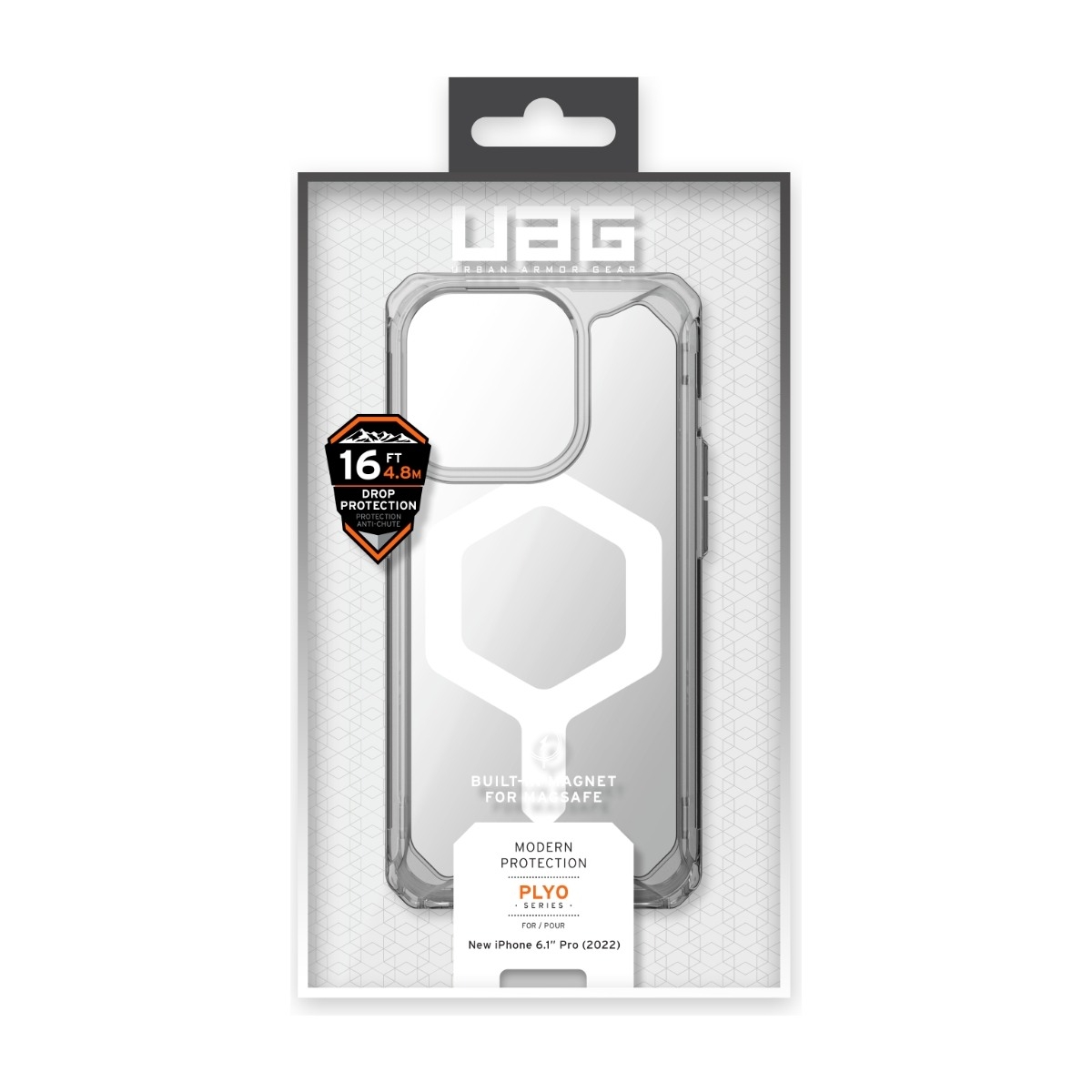 UAG iPhone 14 Pro Plyo MagSafe Cover ash billede 4