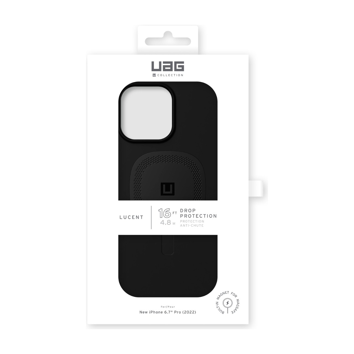 UAG iPhone 14 Pro Max U Lucent 2.0-Cover, sort billede 4