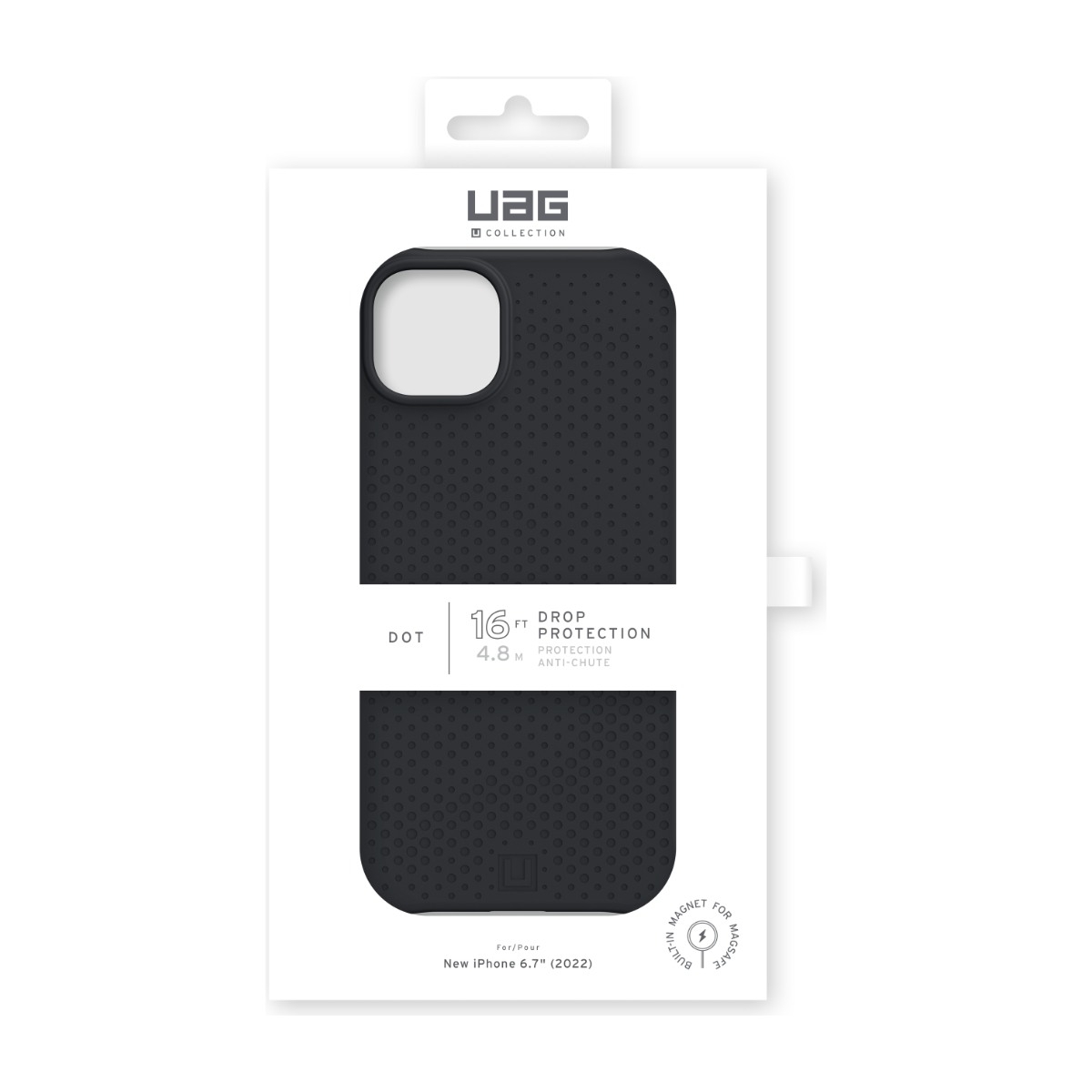 UAG iPhone 14 Plus Dot-Cover, sort billede 4