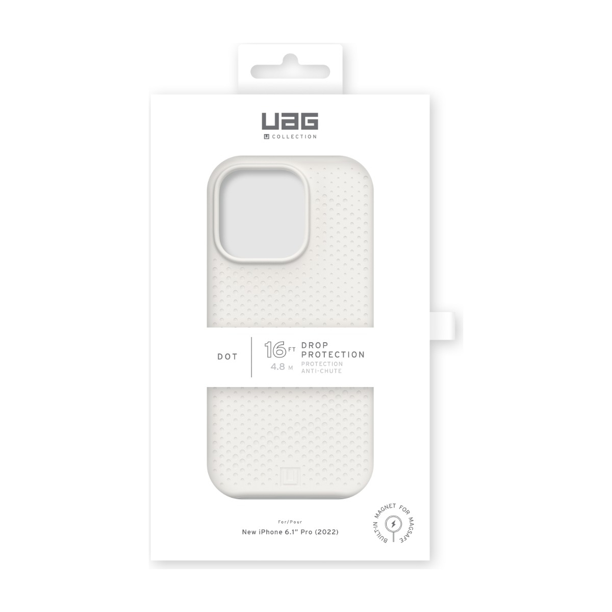 UAG iPhone 14 Pro U Dot-Cover marshmallow billede 4