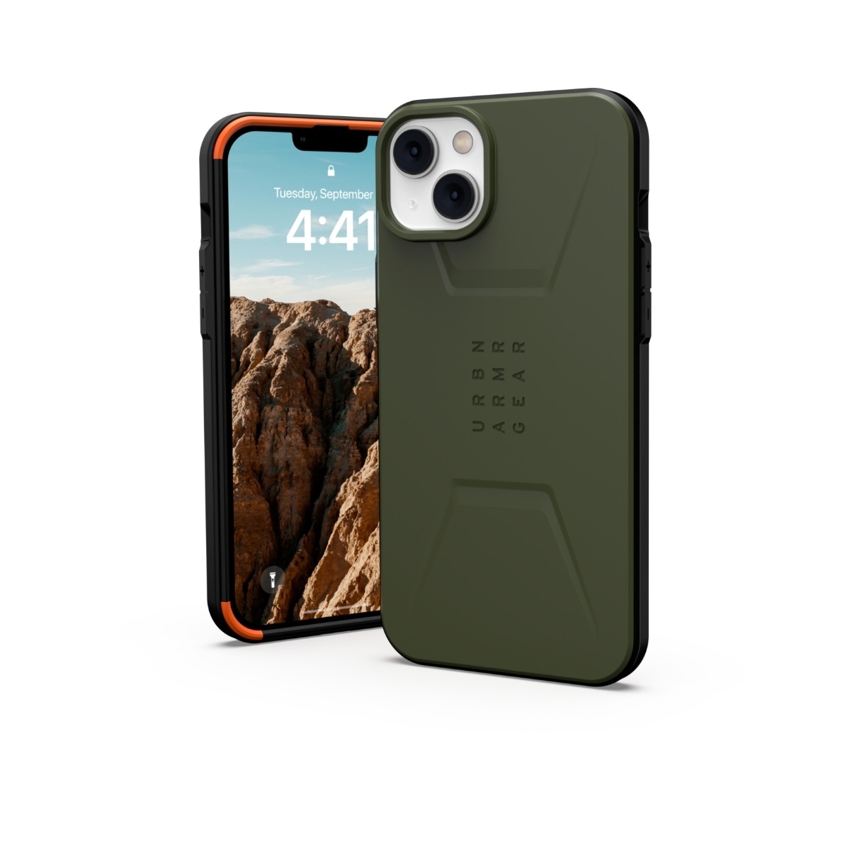 UAG iPhone 14 Plus Civilian Cover olive billede 2