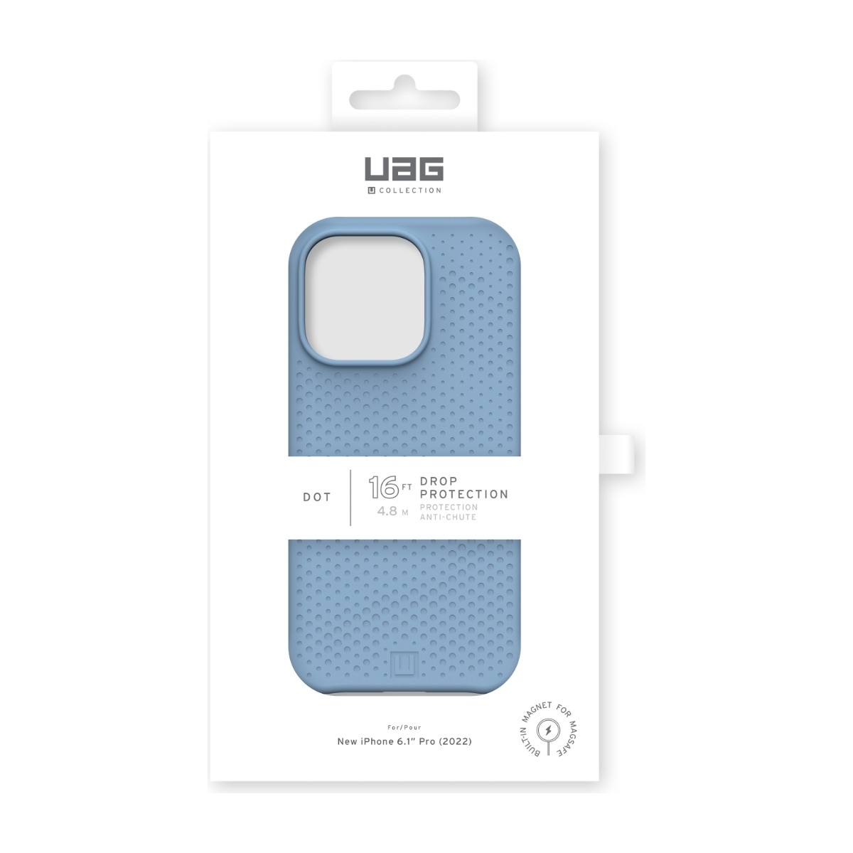 UAG iPhone 14 Pro U Dot-Cover cerulean billede 4