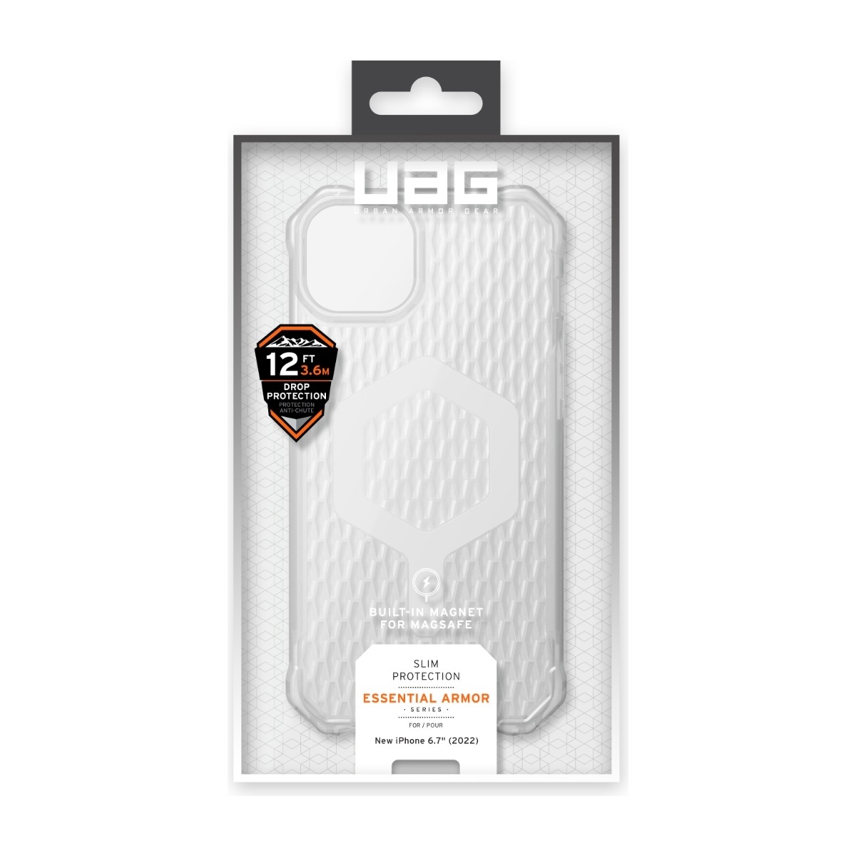 UAG iPhone 14 Plus Essential Armor Cover MagSafe Frosted ice billede 4