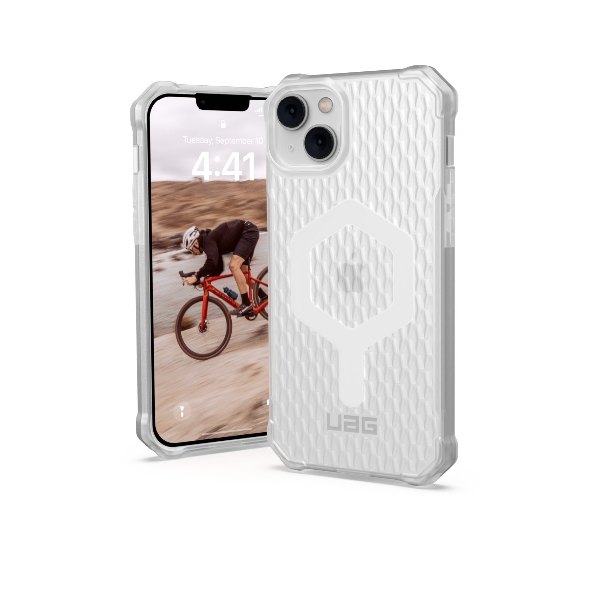 UAG iPhone 14 Plus Essential Armor Cover MagSafe Frosted ice billede 2